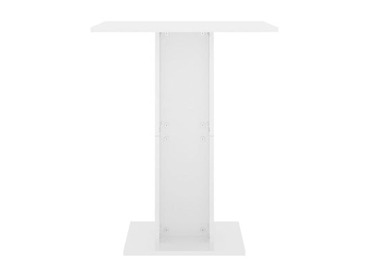 Table de Artvivrestore Blanc brillant 60x60x75 cm Bois d'ingénierie 69826ZYUZ