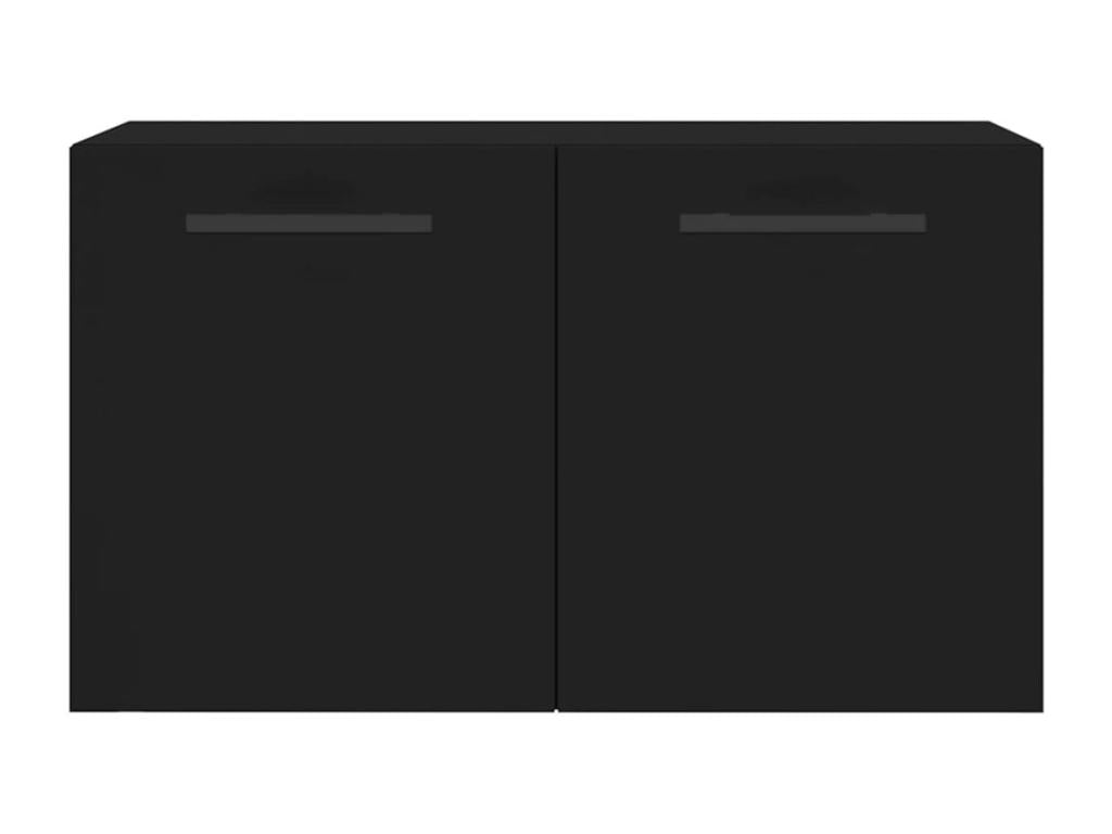 Armoire murale Noir 60x36.5x35 Bois d'ingénierie 37576AWZN
