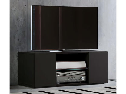 Maisonpuretop Bois Meuble TV Lowboard Meuble TV Table Console Table TV Lowina Noir - 95 00046CNQC