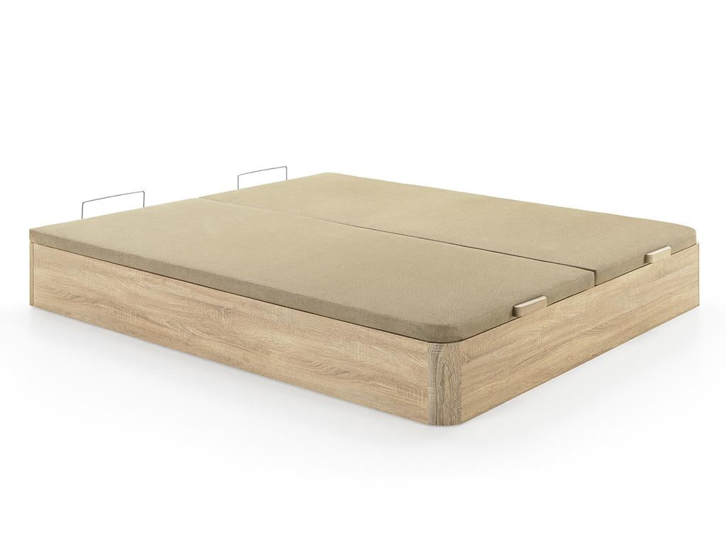 Sommier coffre 180x200 cm - Naturel clair - Maisonpuretop 18114XVTH