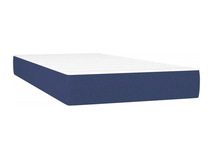 Sommier tapissier avec matelas et LED Bleu 80x200cm Tissu 59953UPJK