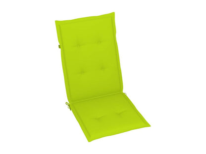 Chaises de jardin 6 pièces avec coussins vert vif Bois de teck 11725ZIUA