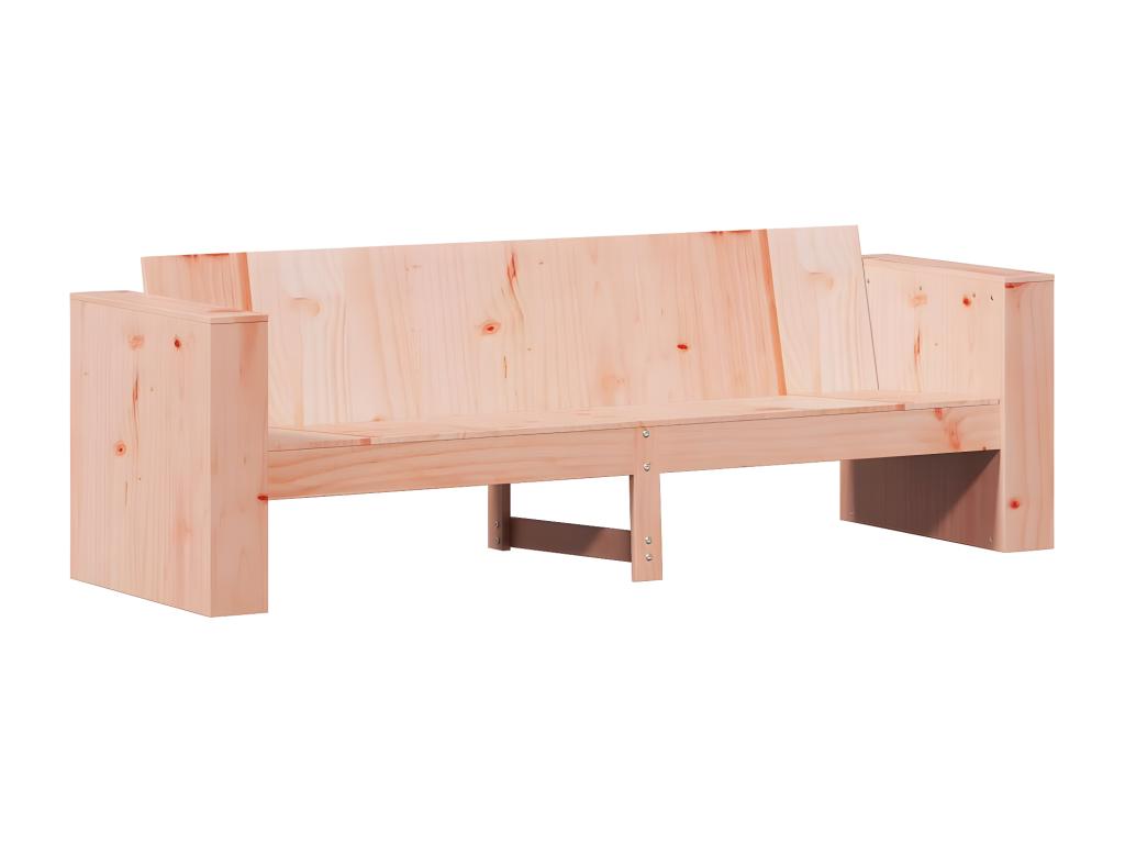 Canapé de jardin 3 places 189x60x62 cm bois massif de Maisonpuretop 01092SMRY