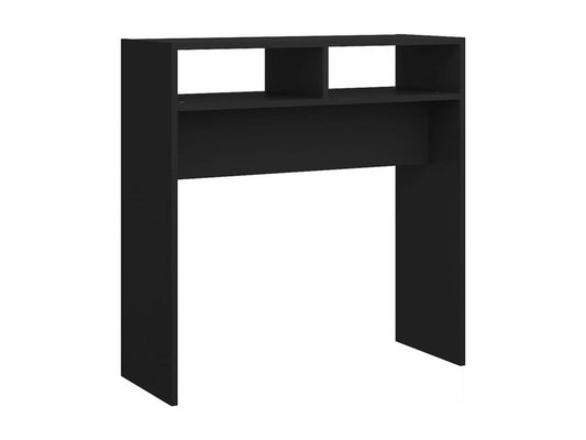 Table console Noir 78x30x80 cm Aggloméré 27534WENW