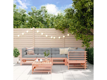 Salon de jardin 6 pièces bois massif Maisonpuretop 55585YTBZ