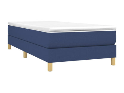 Lit à sommier tapissier avec matelas Bleu 90x190 cm Tissu 22682XHHY
