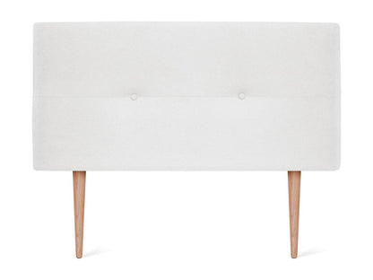 Maisonpuretop Tête de lit en tissu Maisonpuretop avec Boutons 105x105cm avec pieds Lits 105 - Blanc 52536XXDU