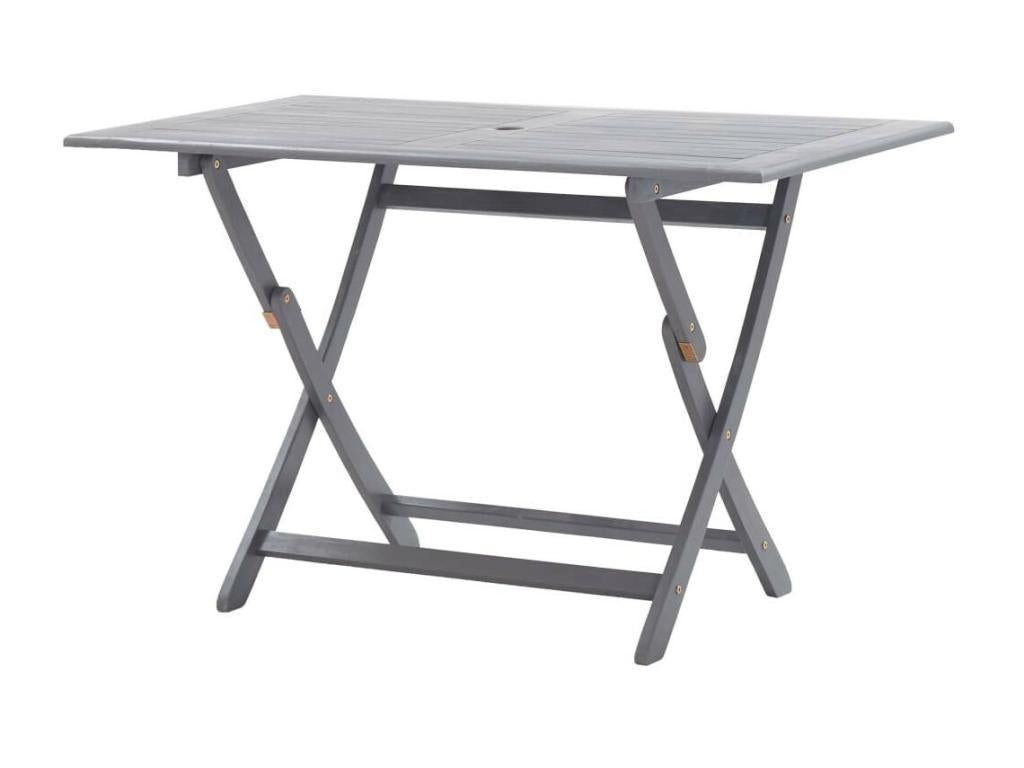 Mobilier à dîner de jardin 7 pcs Bois d'Maisonpuretop massif Gris 3 20290LIXF