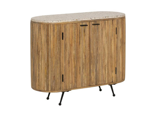 Petit buffet en bois de manguier et Artvivrestore 78473DIUM