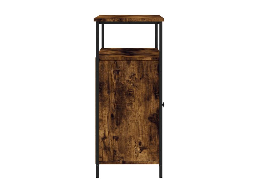 Buffet chêne fumé 100x35x80 cm bois d'ingénierie 10151KJHG