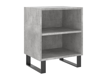 Tables de chevet 2 pcs gris béton 40x30x50 cm bois d'ingénierie 31749BOKF