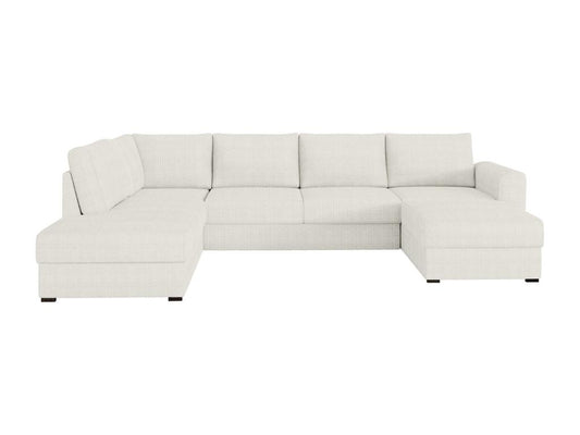 Canapé d'angle Artvivrestore 189 Blanc Fonction de couchage Boîte de literie 305x188x85cm 78455KZBZ