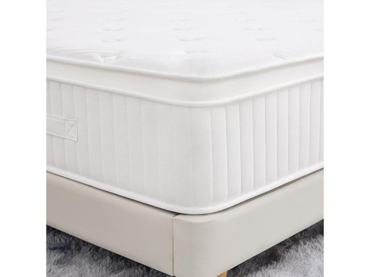 Matelas 160x200 cm Maisonpuretop - 30 cm mousse mémoire de forme - face hiver été - respirant - 7 zonesergonomiques 83209DHDP