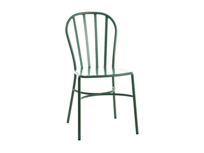 Chaise de jardin empilable en aluminium lot de 2 - Maisonpuretop 54338MZFB