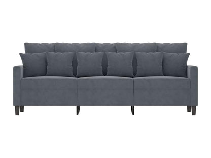 Canapé à 3 places Gris foncé 180 cm Velours 39422ORCH