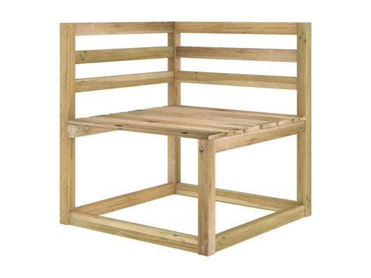 Canapé de jardin 4 places avec coussins bleu 49511FZBJ