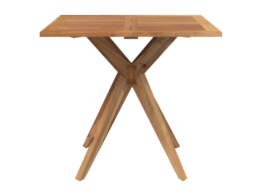 Artvivrestore Premium - Table de jardin carrée 85x85x75 cm bois d'Artvivrestore solide 22616BZGB