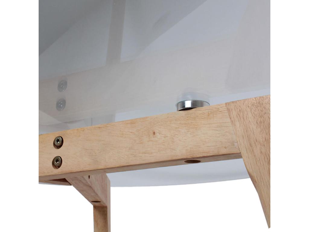 Maisonpuretop - Table Basse Ronde Plateau Verre 22861QBNM