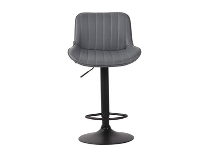 Tabouret de bar chaise métal gris 50x50x86 cm 10 0005100 06028XFTT