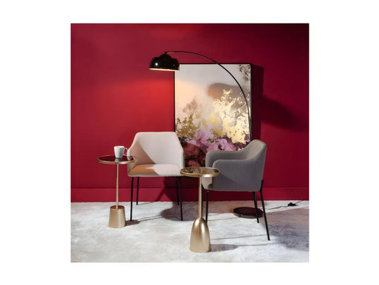 Maisonpuretop de Fauteuils Tissu gris foncé/Métal noir - Maisonpuretop 91096DKMY