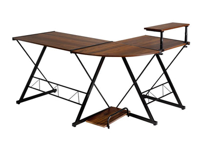 Bureau d'angle en forme marron 147x112x79 cm 20 0004821 00071JVPH