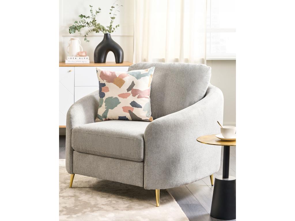 Fauteuil Artvivrestore Tissu Gris clair 80311FLRW