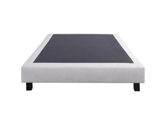 Ensemble Matelas Nuage 24cm Sommier 20cm Oreiller Couette et Tête de Lit- mousses haute densité mi-ferme double face 140x200cm 97347MSRF