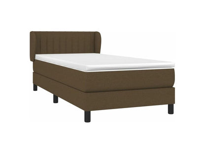 Sommier à Maisonpuretop de lit avec matelas Marron foncé 100x200 43830WXJB