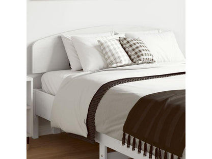 Tête de lit blanc 135cm bois massif de pin 89743NURO