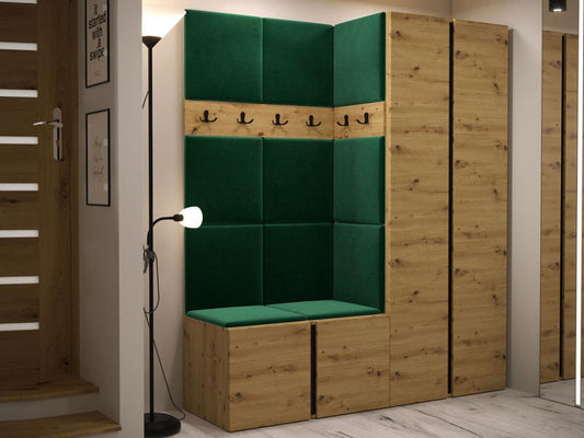 Meuble d'entrée Artvivrestore 266 186x158x46cm Chêne Artvivrestore Tapisserie - Stratifié 03876UXGR