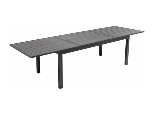 Table de jardin extensible en aluminium et bois composite 42525UZCZ