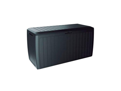 Boxe Board Coffre de jardin 290l plastique anthracite 116.6x43.8x59.5 cm 32424UCHS