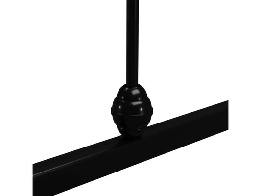Cadre de lit Noir Métal 160x200 cm 49529GIMS