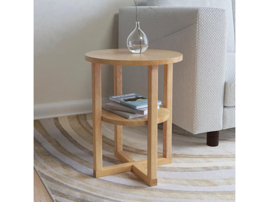 Table d'appoint 40x50 cm Bois de chêne massif 09791NVHX