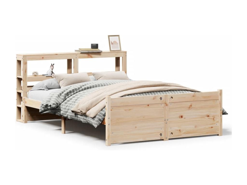 Cadre de lit avec tête de lit sans matelas 120x200 cm 46052HKJP