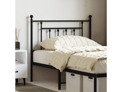 Tête de lit métal noir 90 cm 59480AYLS
