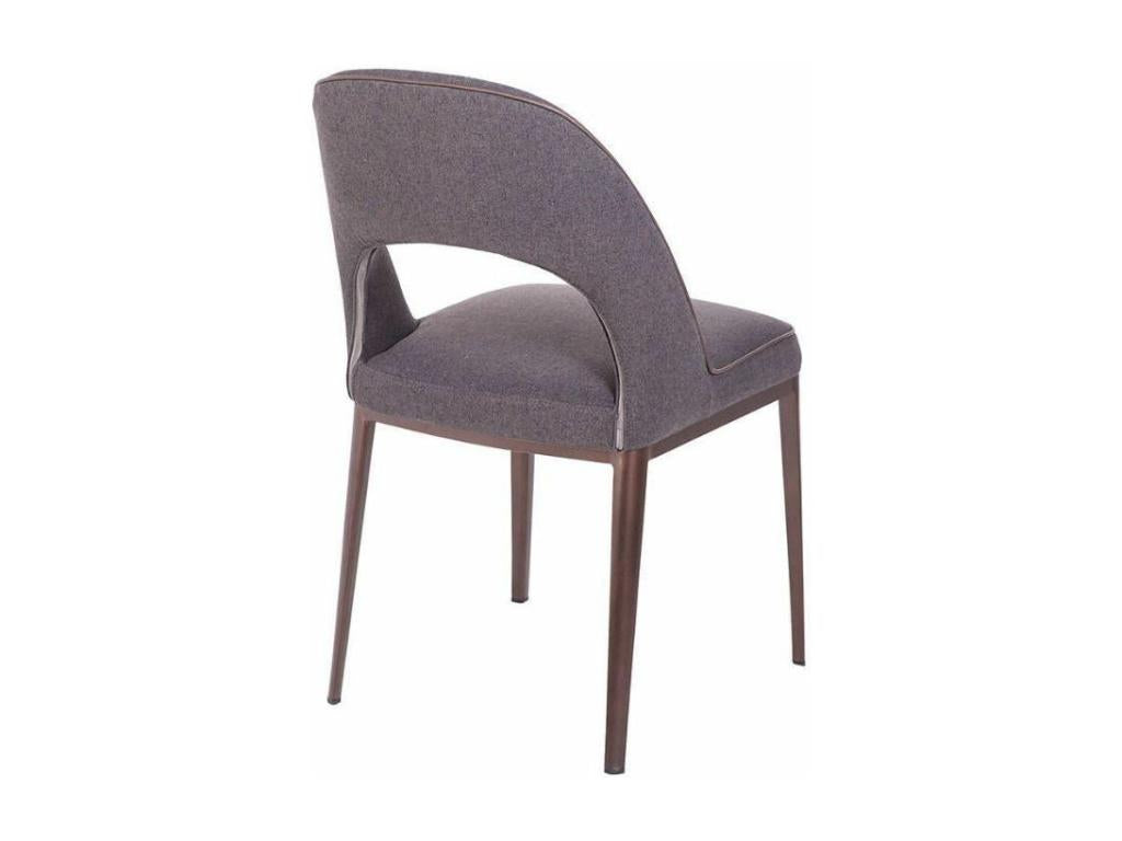 Chaise tissu et pieds acier Maisonpuretop - lot de 2-Couleur Maisonpuretop 54 59652BSSJ