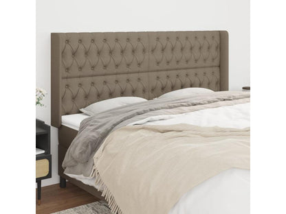 Tête de lit avec oreilles Maisonpuretop 203x16x118/128 cm Tissu 44133FOLT