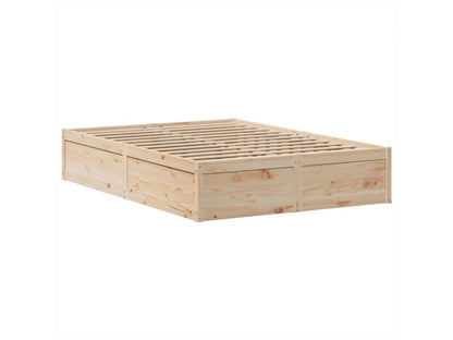 Cadre de lit sans matelas 150x200 cm bois de pin massif 30369KTAX