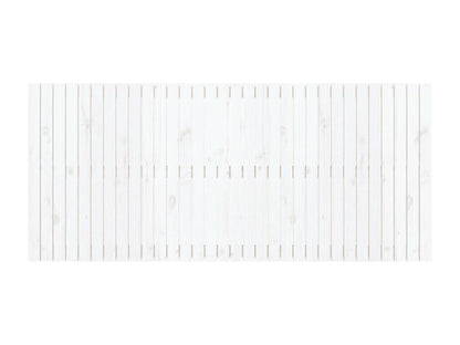 Tête de lit murale Blanc 204x3x90 cm Bois massif de pin 55591MSWK