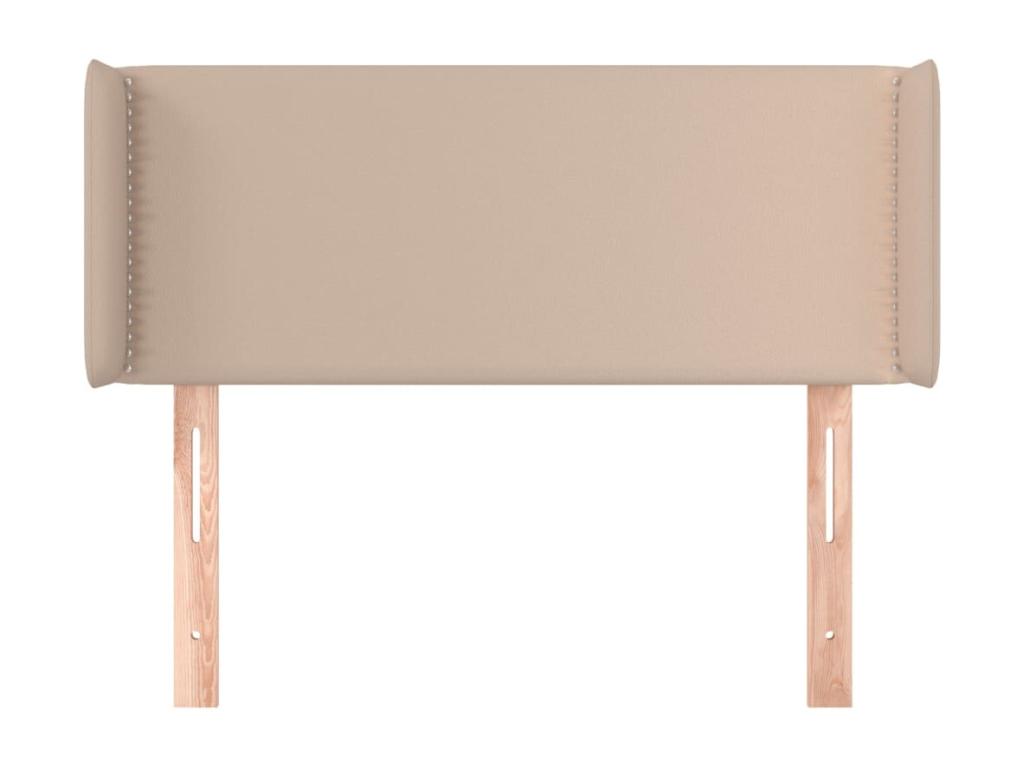 Tête de lit avec oreilles Cappuccino 103x16x78-88 Similicuir 94149ROYZ