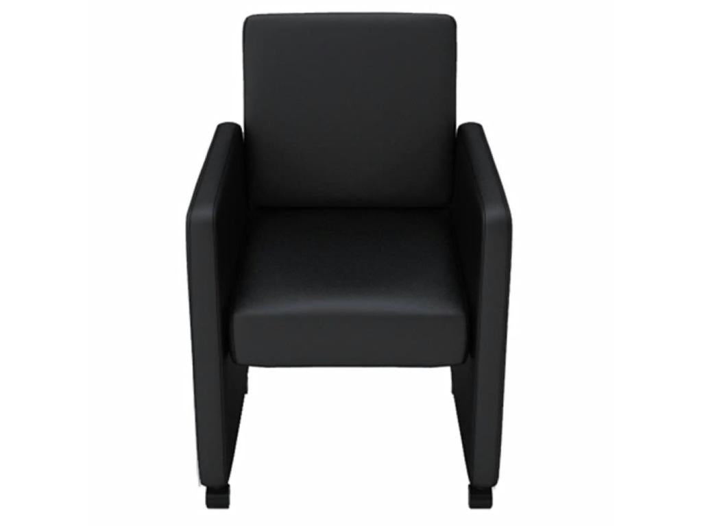 Chaises de salle à manger 4 pcs Noir Similicuir 10 38116EBHD