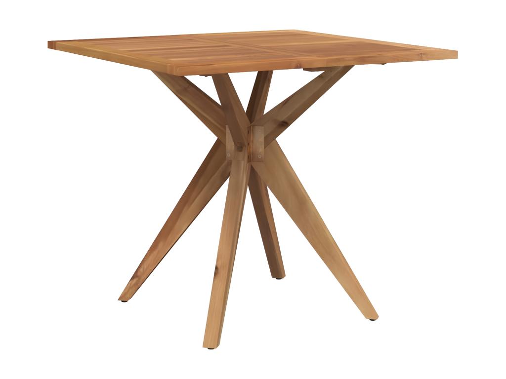 Artvivrestore Premium - Table de jardin carrée 85x85x75 cm bois d'Artvivrestore solide 22616BZGB