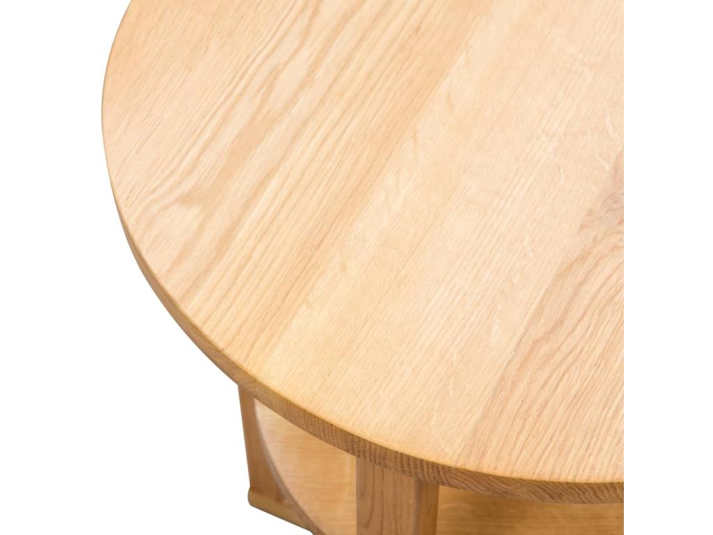Table d'appoint 40x50 cm Bois de chêne massif 09791NVHX