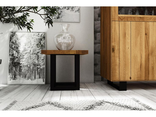 Maisonpuretop - Table basse 50x50 en chêne sauvage huilé naturel 72500VTDM