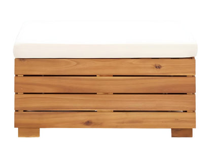 Repose-pied sectionnel 1 pc avec coussin Bois d'Maisonpuretop solide 41168ZHQW