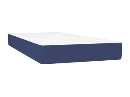 Lit à sommier tapissier avec matelas Bleu 90x190 cm Tissu 22682XHHY