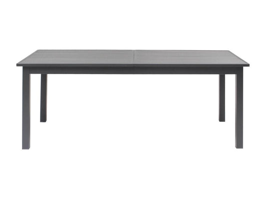 Table de jardin extensible en aluminium et bois composite 42525UZCZ
