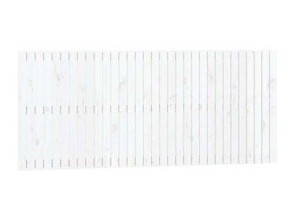 Tête de lit murale Blanc 204x3x90 cm Bois massif de pin 55591MSWK