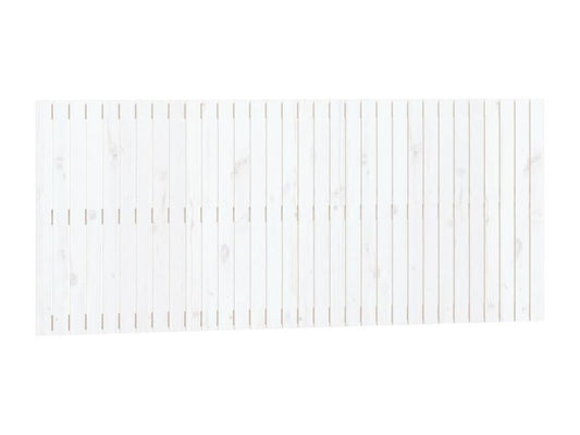 Tête de lit murale Blanc 204x3x90 cm Bois massif de pin 55591MSWK